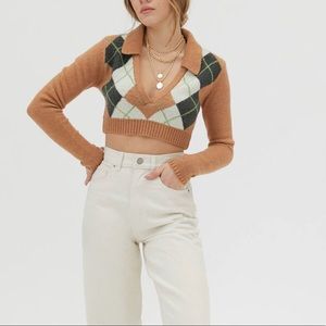 Urban outfitters cropped sweater